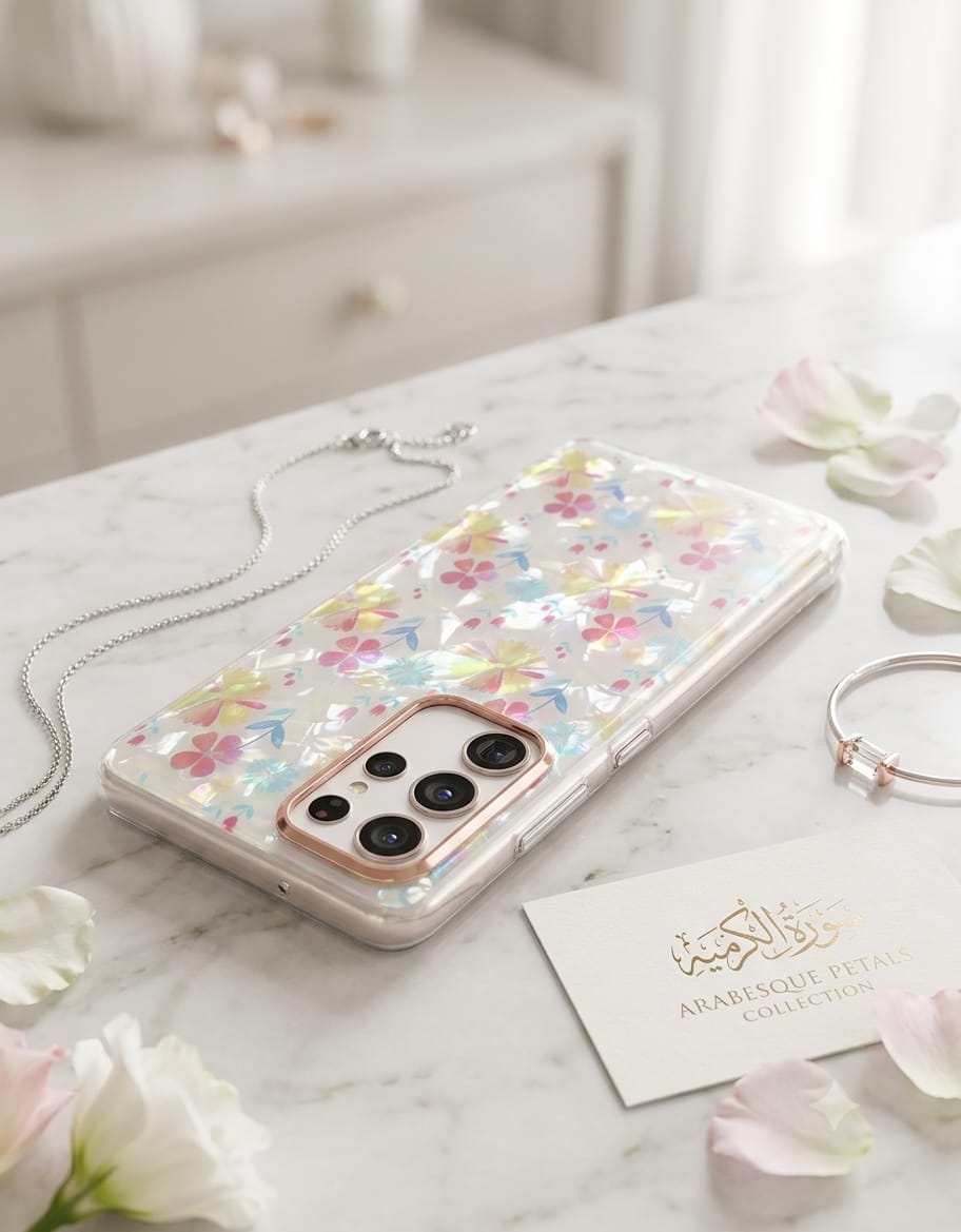 Mother of Pearl Pressed Flower Phone Case - Elite Phones