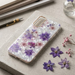 Mother of Pearl Pressed Flower Phone Case - Elite Phones