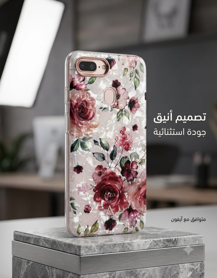 Mother of Pearl Pressed Flower Phone Case - Elite Phones