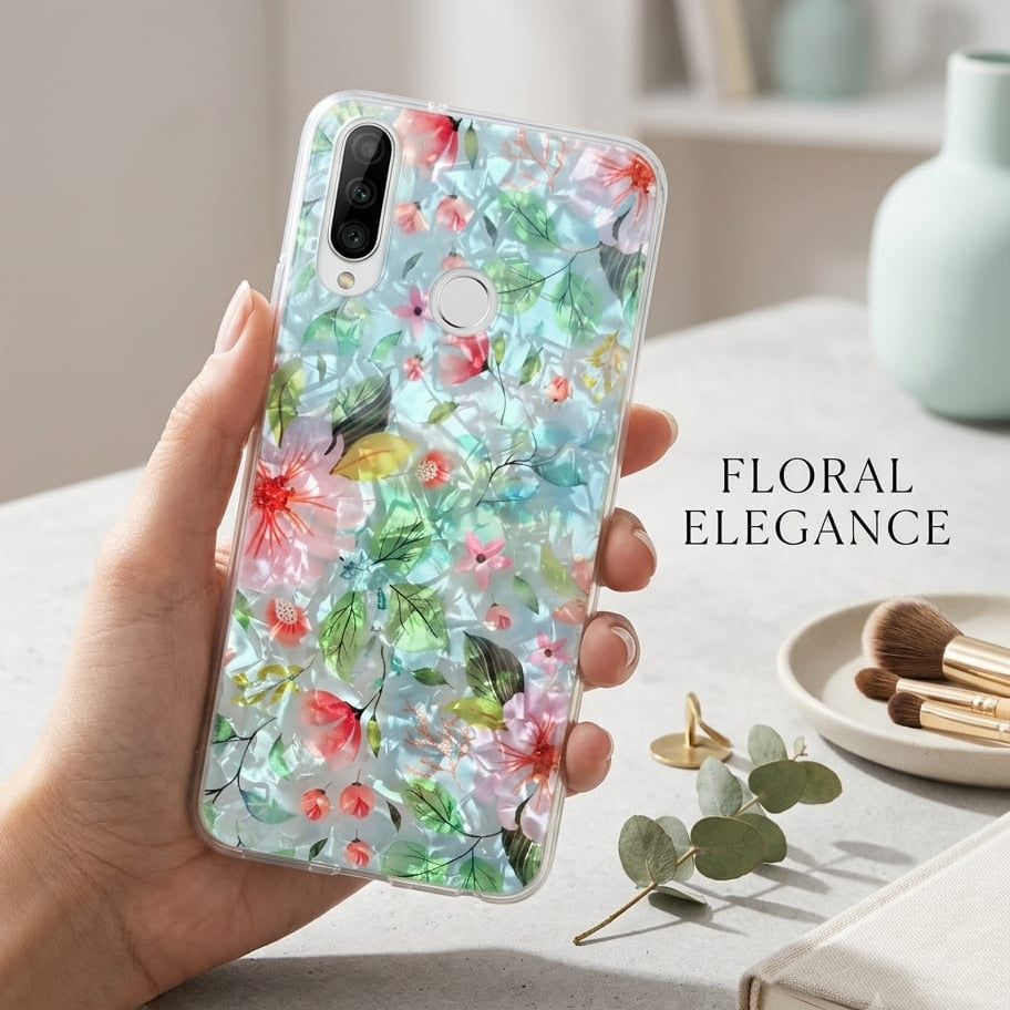Mother of Pearl Pressed Flower Phone Case - Elite Phones