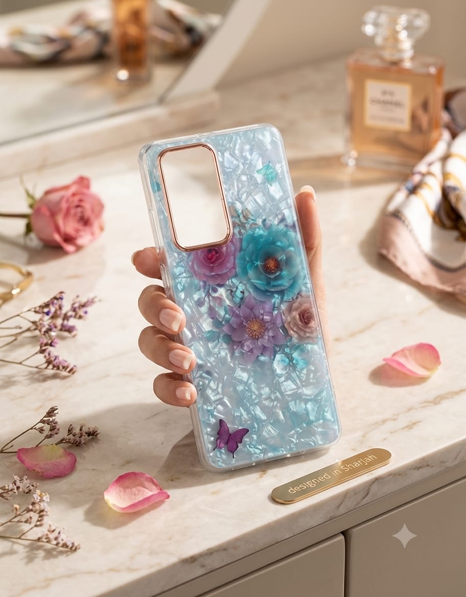 Mother of Pearl Pressed Flower Phone Case - Elite Phones
