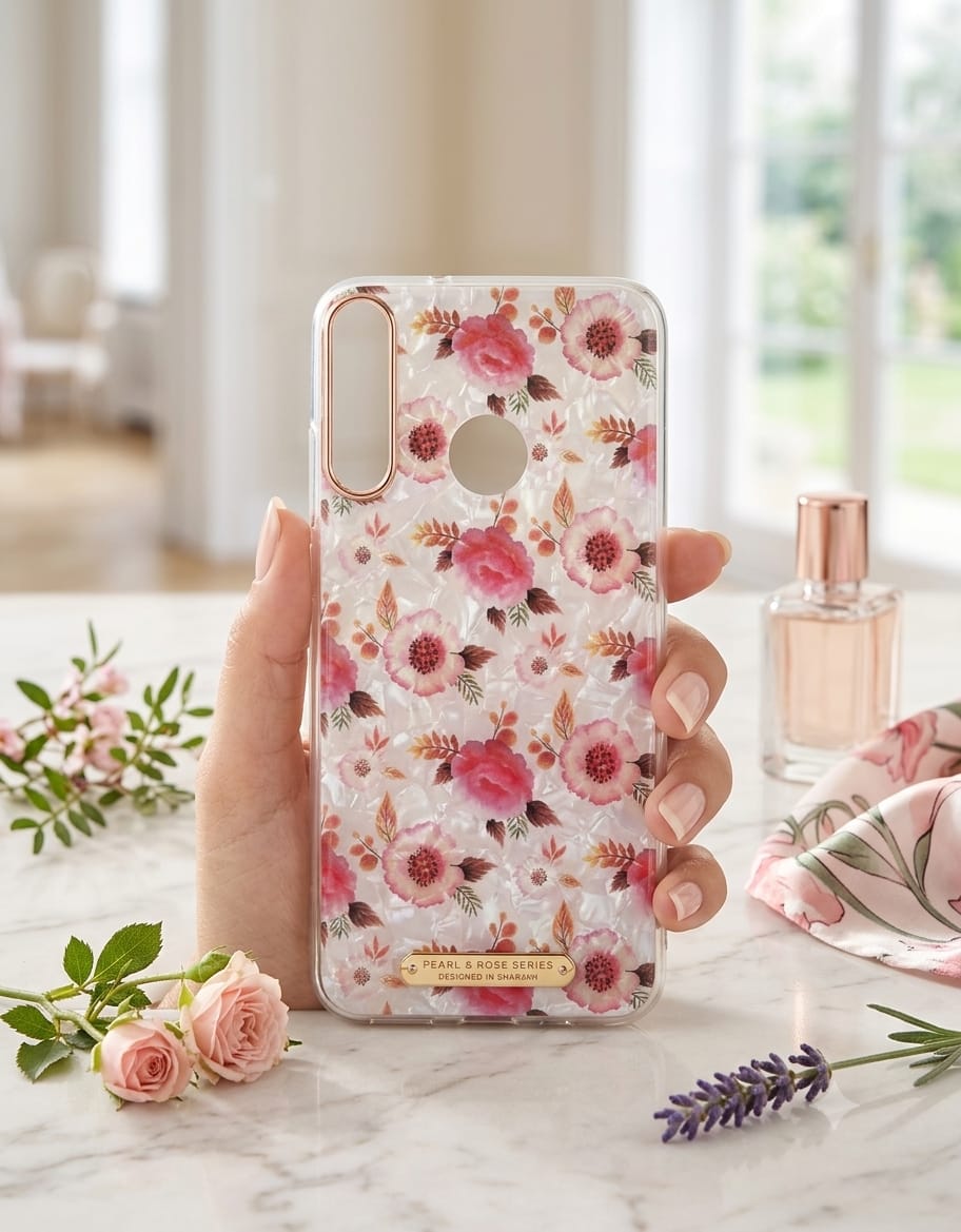 Mother of Pearl Pressed Flower Phone Case - Elite Phones