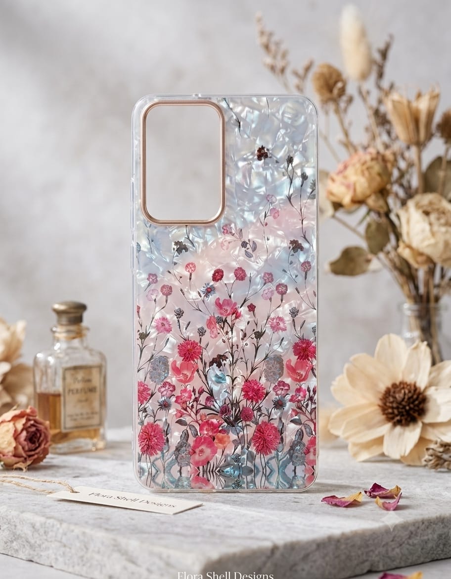 Mother of Pearl Pressed Flower Phone Case - Elite Phones