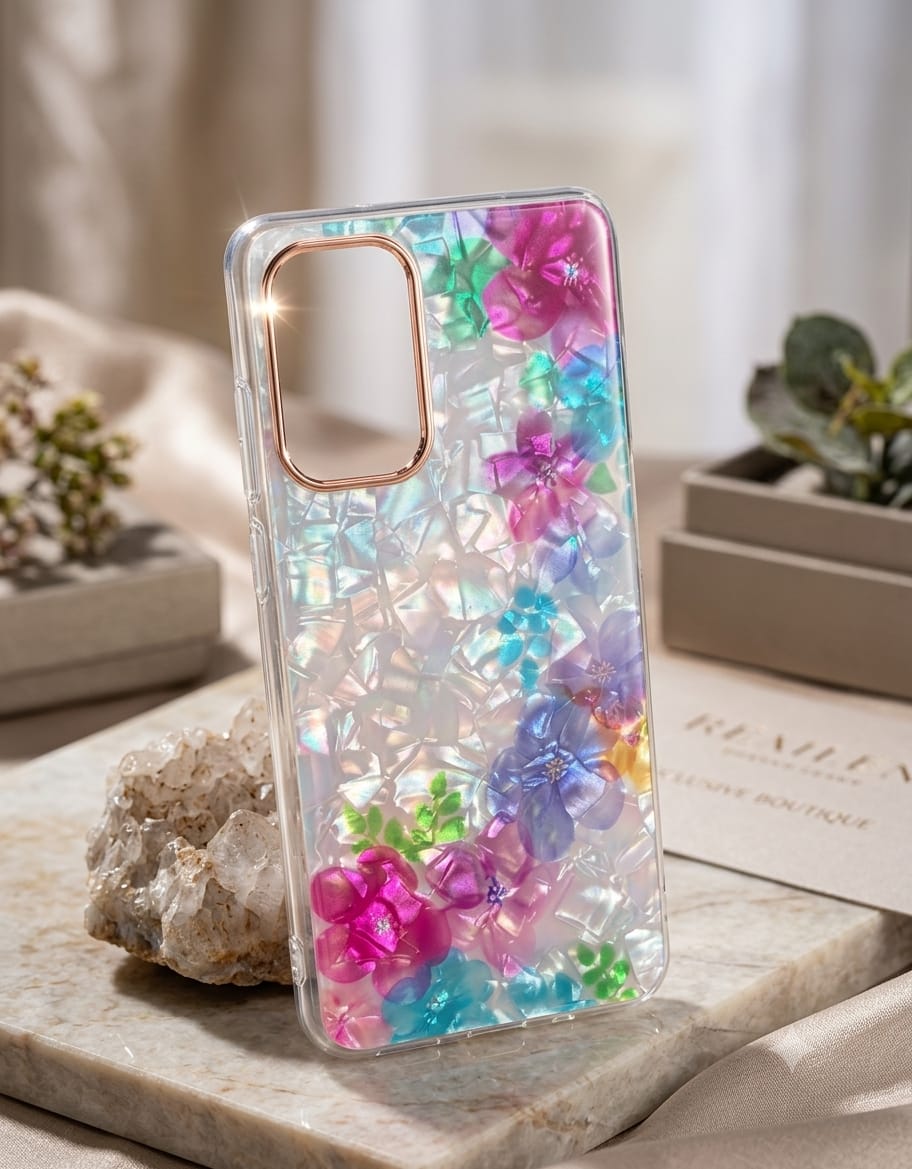 Mother of Pearl Pressed Flower Phone Case - Elite Phones
