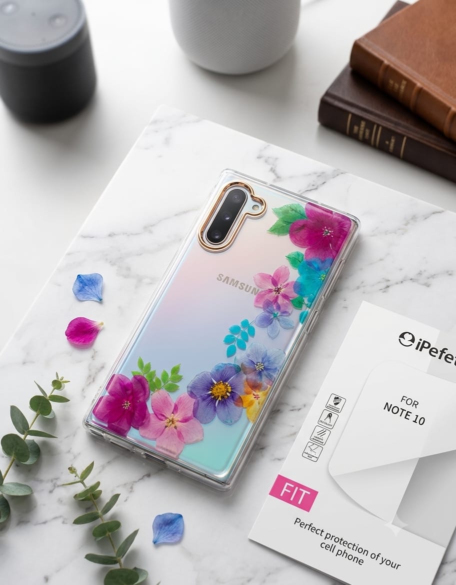 Mother of Pearl Pressed Flower Phone Case - Elite Phones