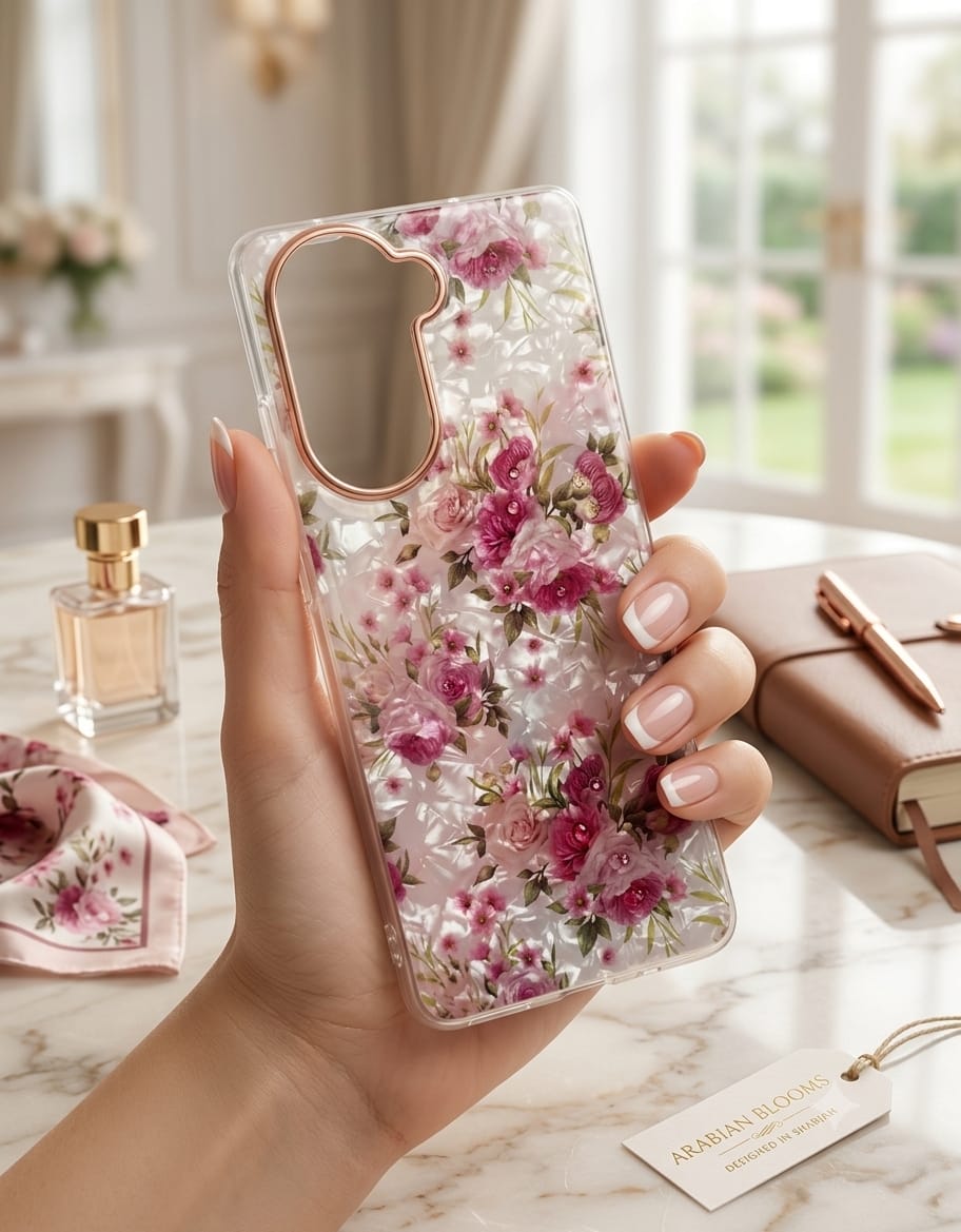 Mother of Pearl Pressed Flower Phone Case - Elite Phones