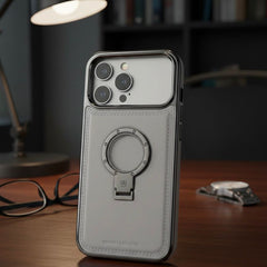 Nioyny Classic Leather Magnetic Case with Integrated Stand - Elite Phones