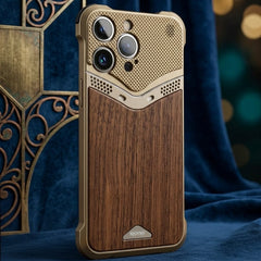 NJOYNY Luxury Hybrid Wood & Carbon Fiber Armor Case - Elite Phones