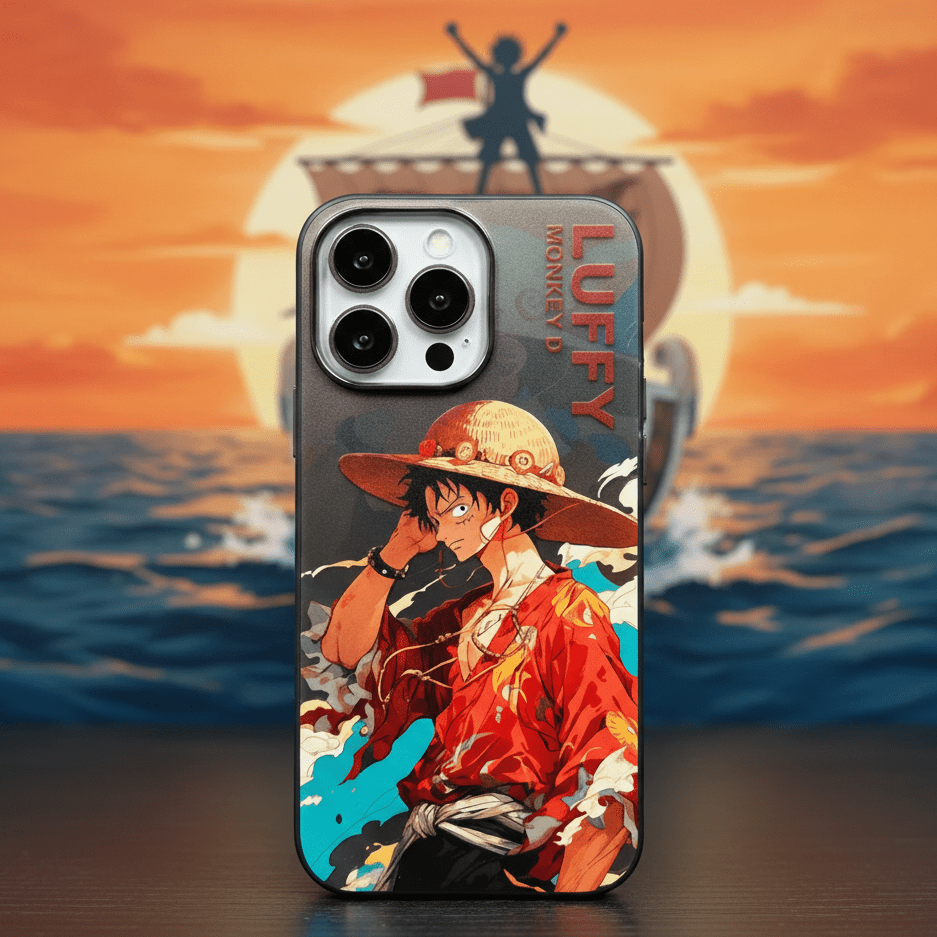 One Piece Luffy Holding Hat - Elite Phones