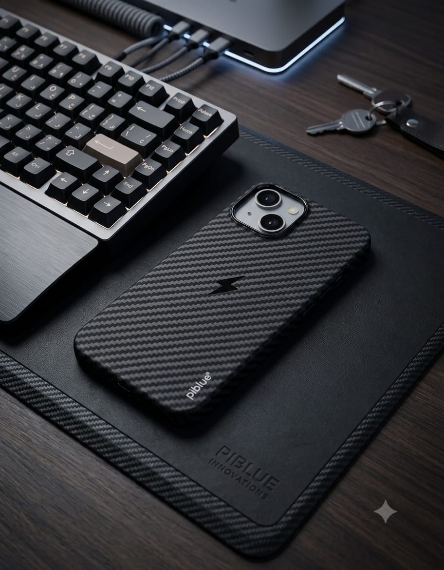 Piblue Carbon Texture Case - Elite Phones