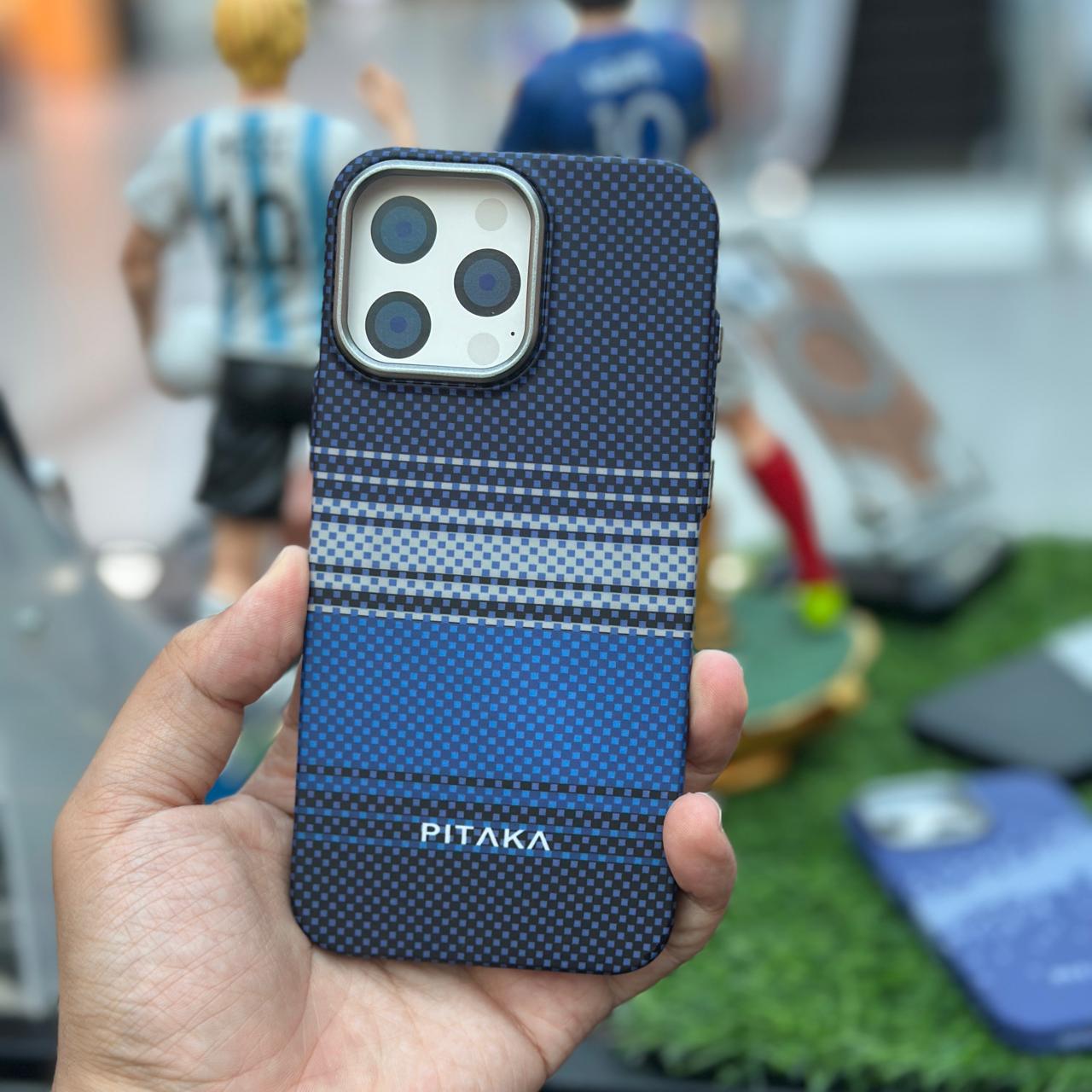 Pitaka Magsafe Slim Case Colorful Lines - Elite Phones