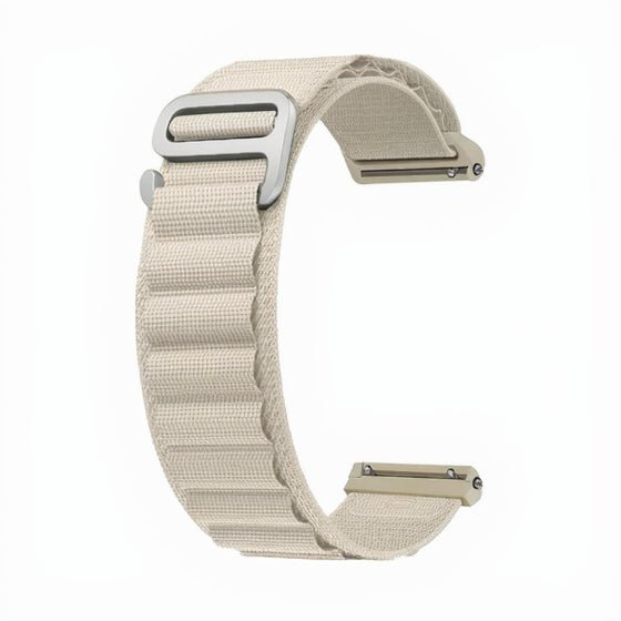 Premium Alpine Loop Nylon Watch Band (22mm) - Active White - Elite Phones