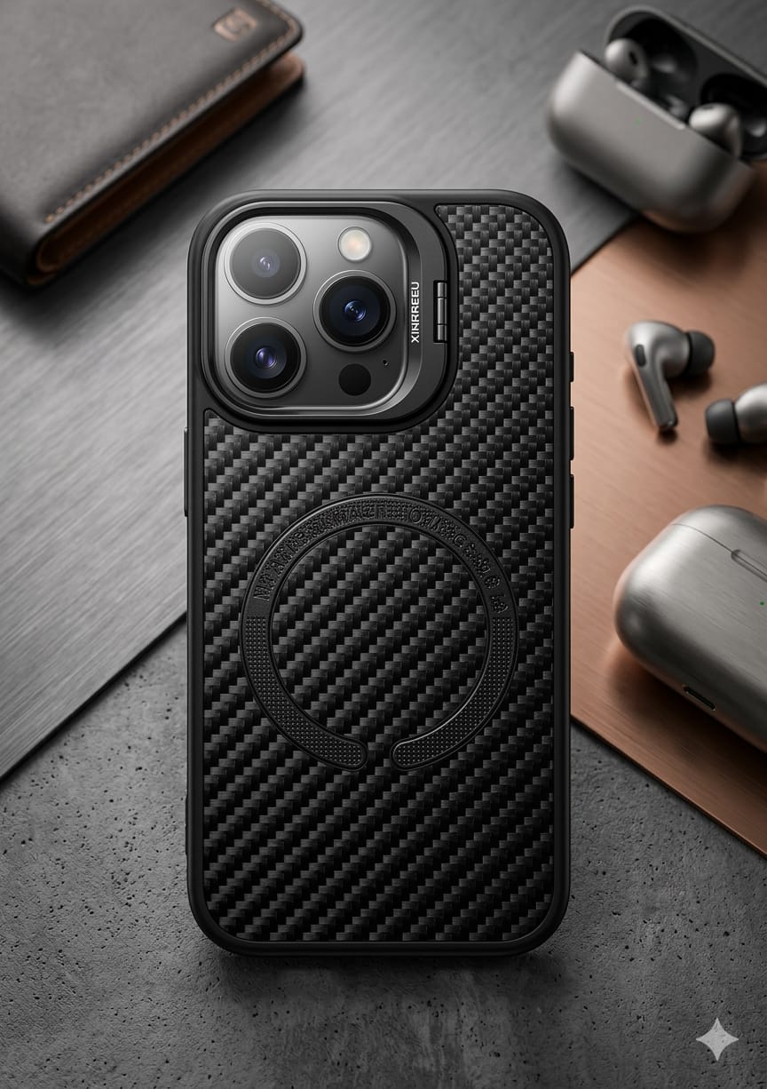 Premium Carbon Fiber MagSafe Protective Case - Elite Phones