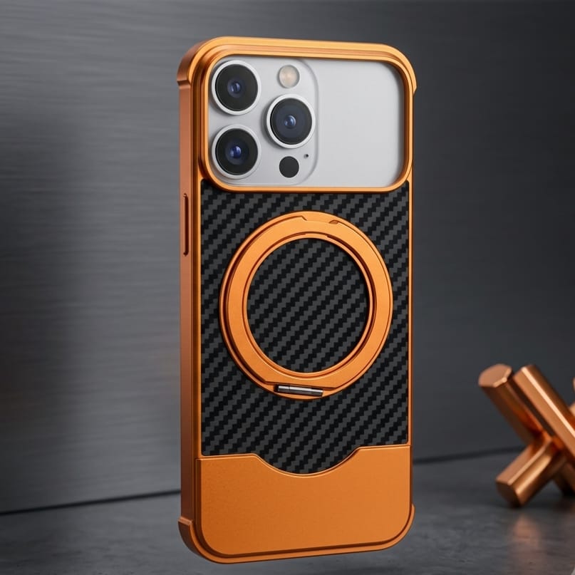 Premium Hybrid Carbon Fiber & Aluminium Armor Case - Elite Phones