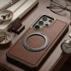 Premium Leather Case with Magnetic Ring - Elite Phones
