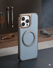 Premium Leather Case with Magnetic Ring - Elite Phones