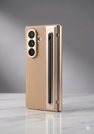 Premium Leather S - Pen Slot Foldable Case - Elite Phones