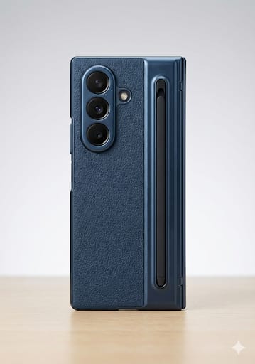 Premium Leather S - Pen Slot Foldable Case - Elite Phones