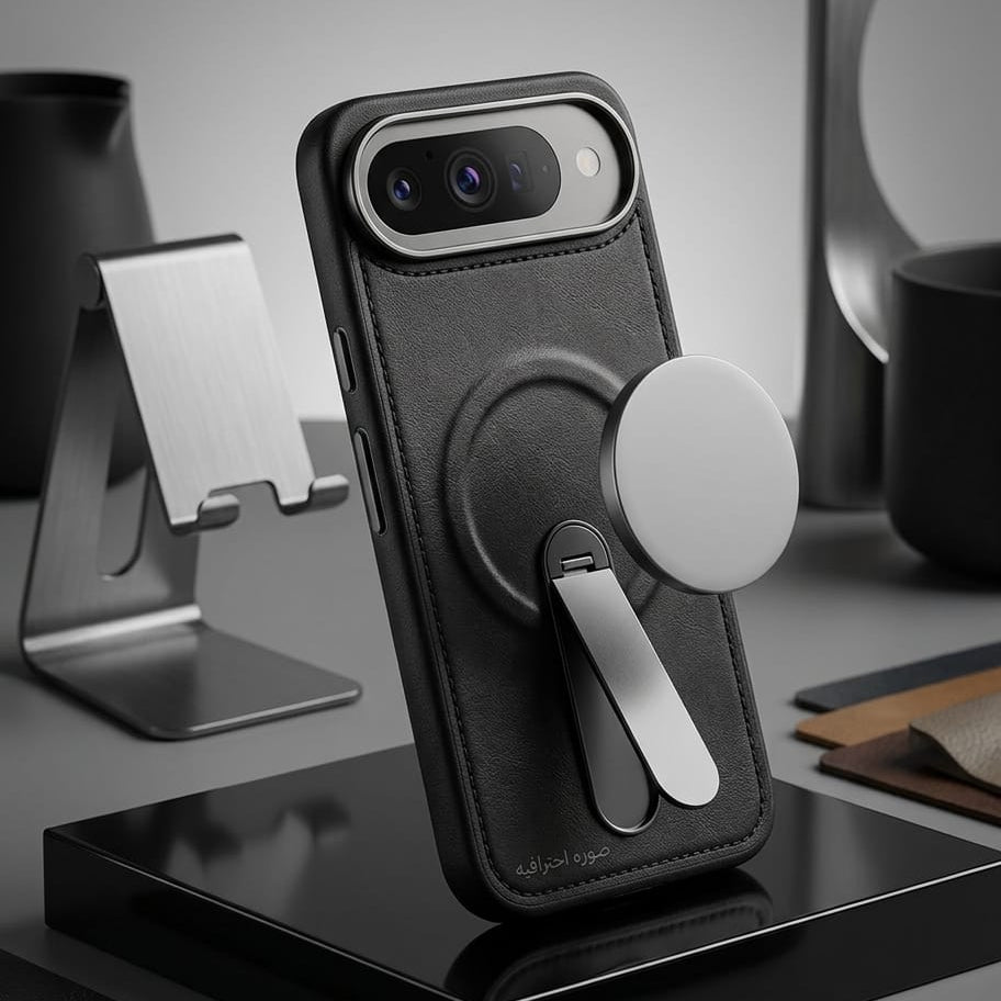 Premium Leatherette Series Magnetic Kickstand Case - Elite Phones