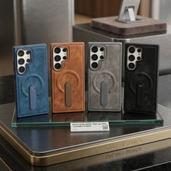 Premium Leatherette Series Magnetic Kickstand Case - Elite Phones