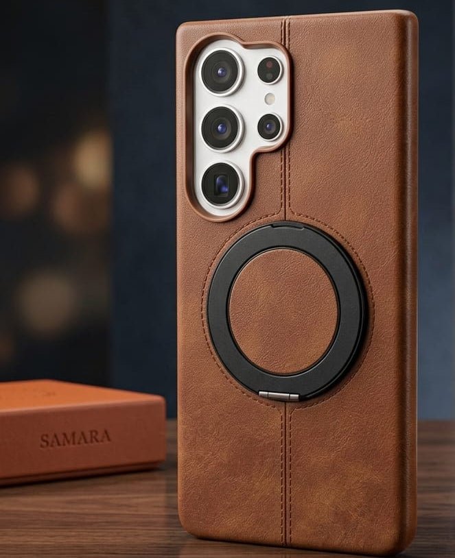 Premium Magnetic Leather Case with MagSafe Compatibility - Elite Phones