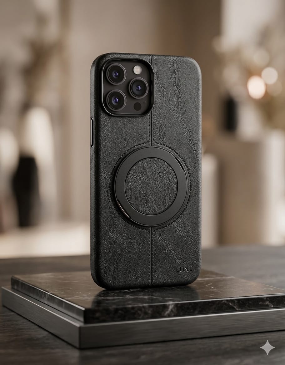 Premium Magnetic Leather Case with MagSafe Compatibility - Elite Phones