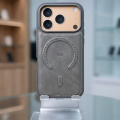 Premium Stitched Leather Magnetic Protective Case - Elite Phones