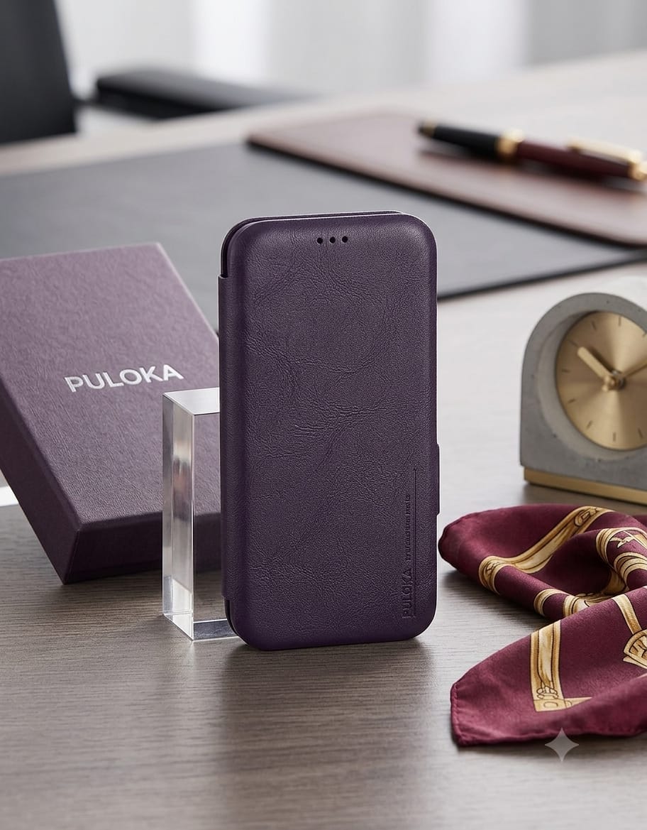 PULOKA Leather Flip Case - Elite Phones