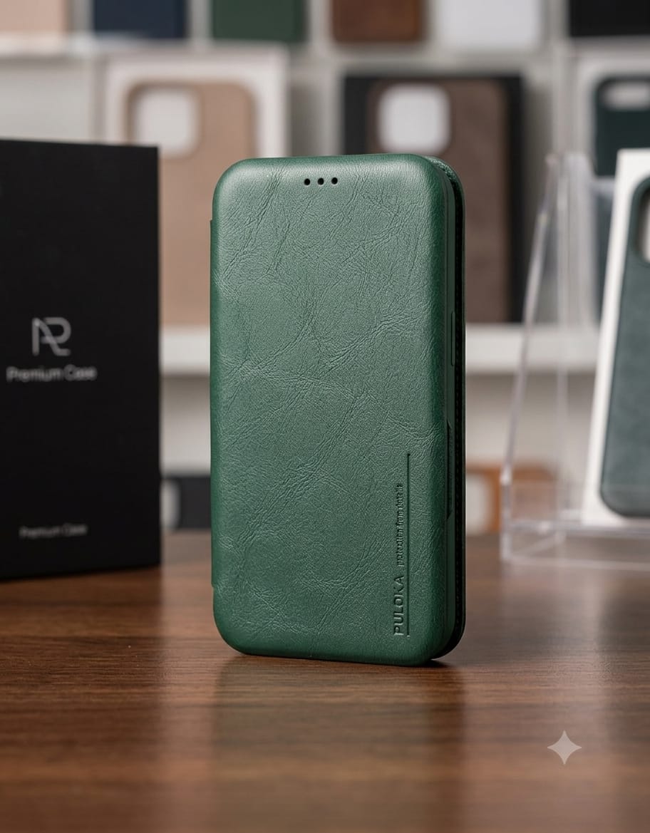 PULOKA Leather Flip Case - Elite Phones