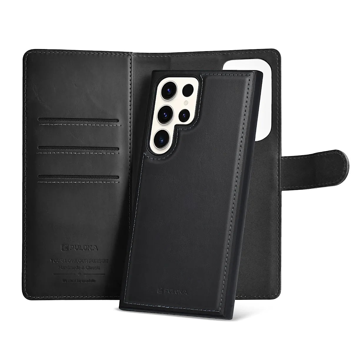 Puloka Multi Function Flip Case Magnatic With Big Wallet - Elite Phones