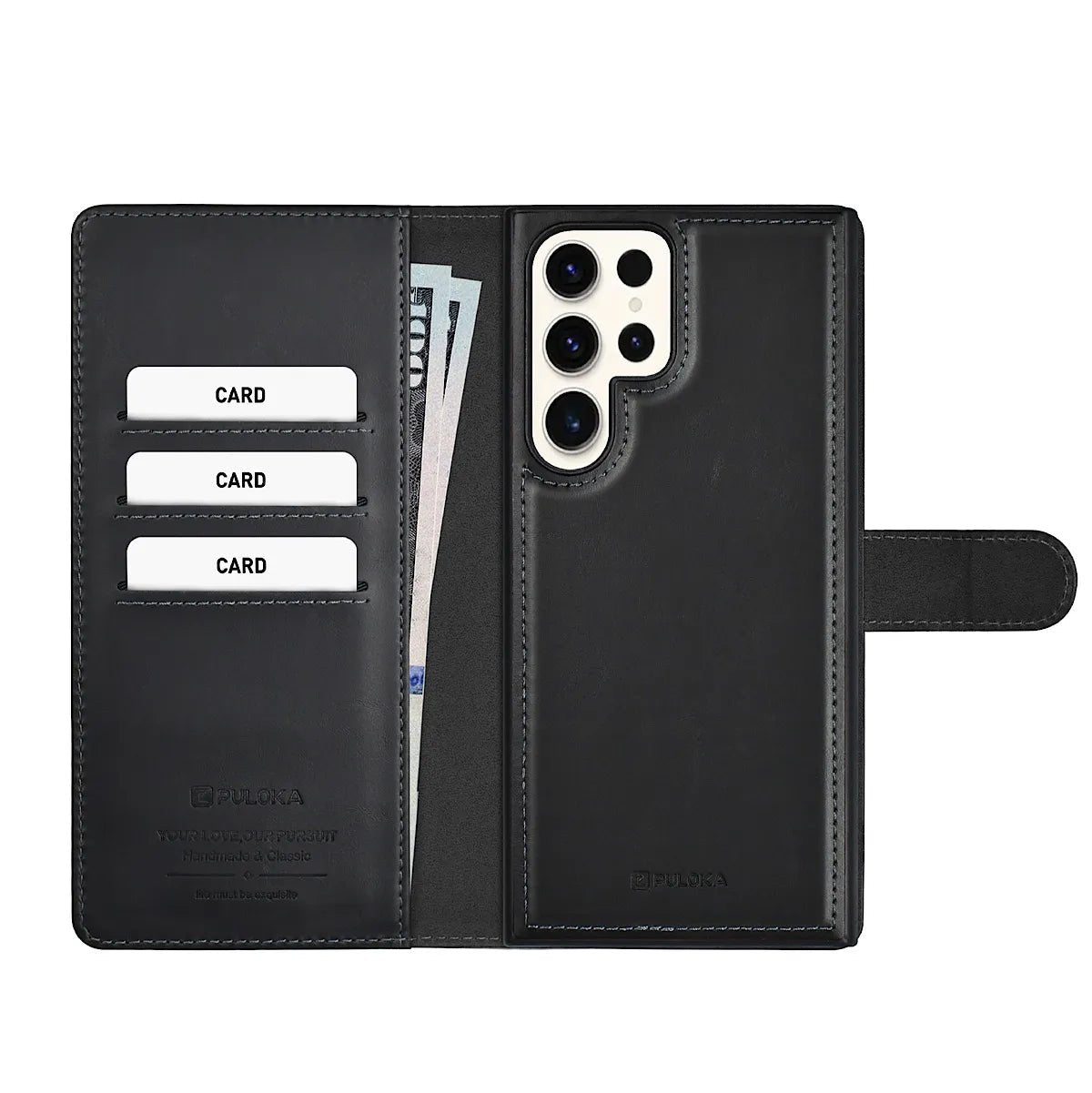 Puloka Multi Function Flip Case Magnatic With Big Wallet - Elite Phones