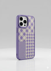 Purple Pattern Patchwork Case - Elite Phones