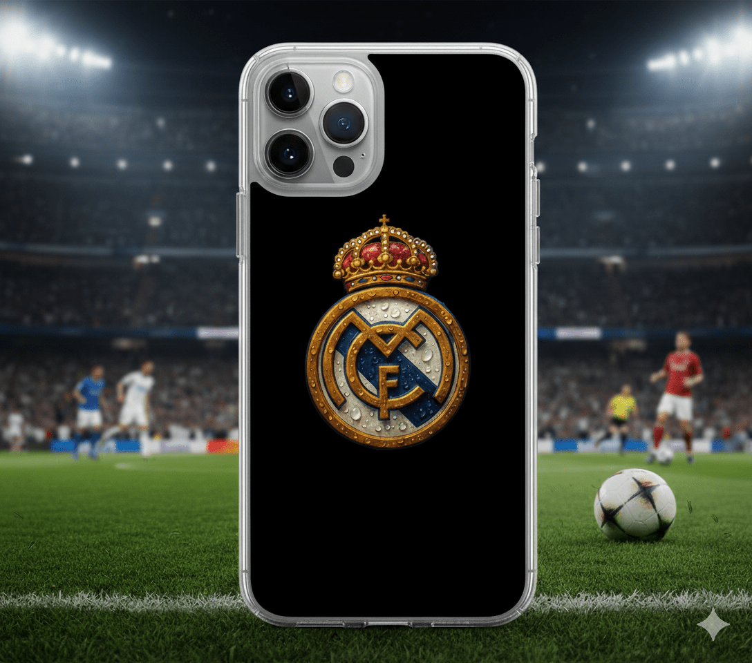 Real Madrid Flag Rubber Case - Elite Phones
