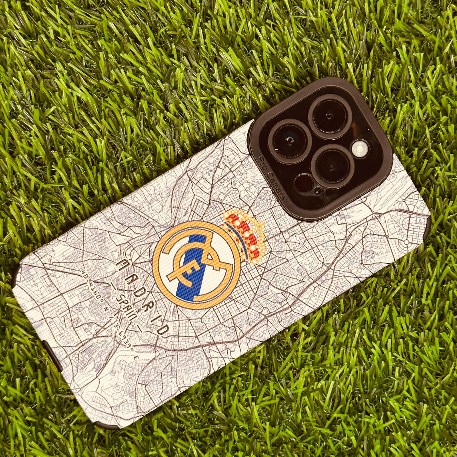 Real Madrid Map Rubber Case - Elite Phones