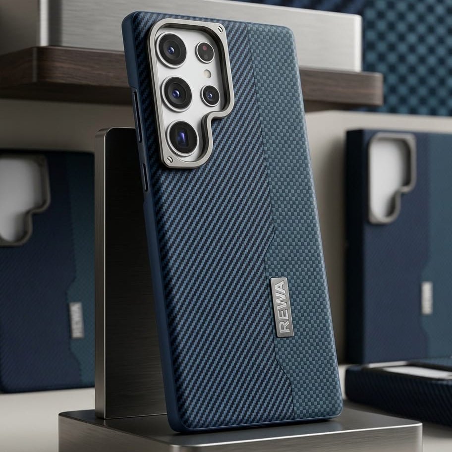 REWA Carbon Fiber Texture Series Case For Samsung - Elite Phones