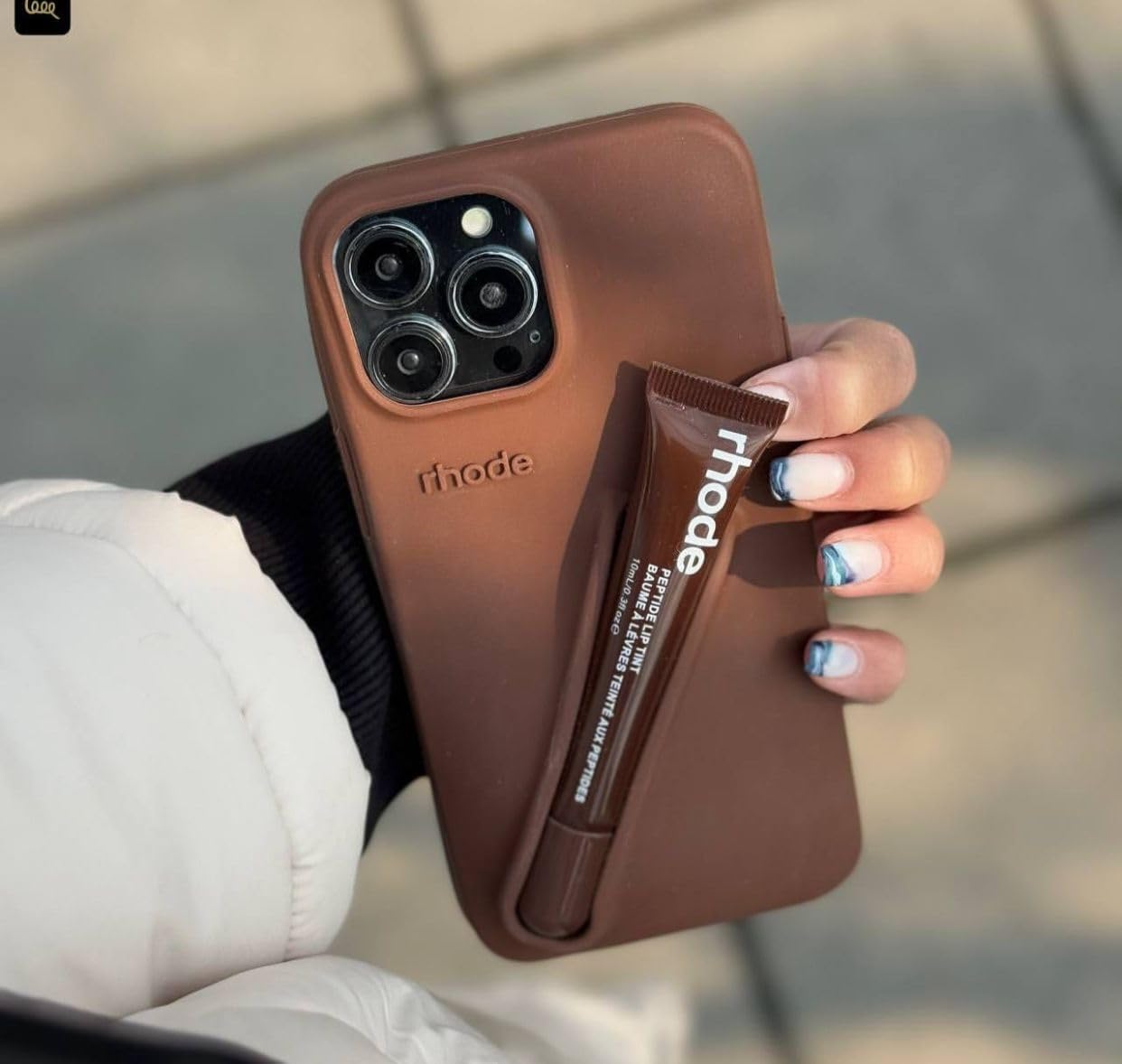 Rhode Rubber Case With Lip Stick - Elite Phones