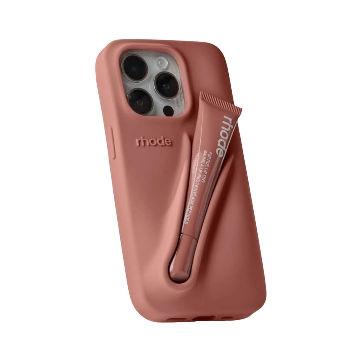 Rhode Rubber Case With Lip Stick - Elite Phones