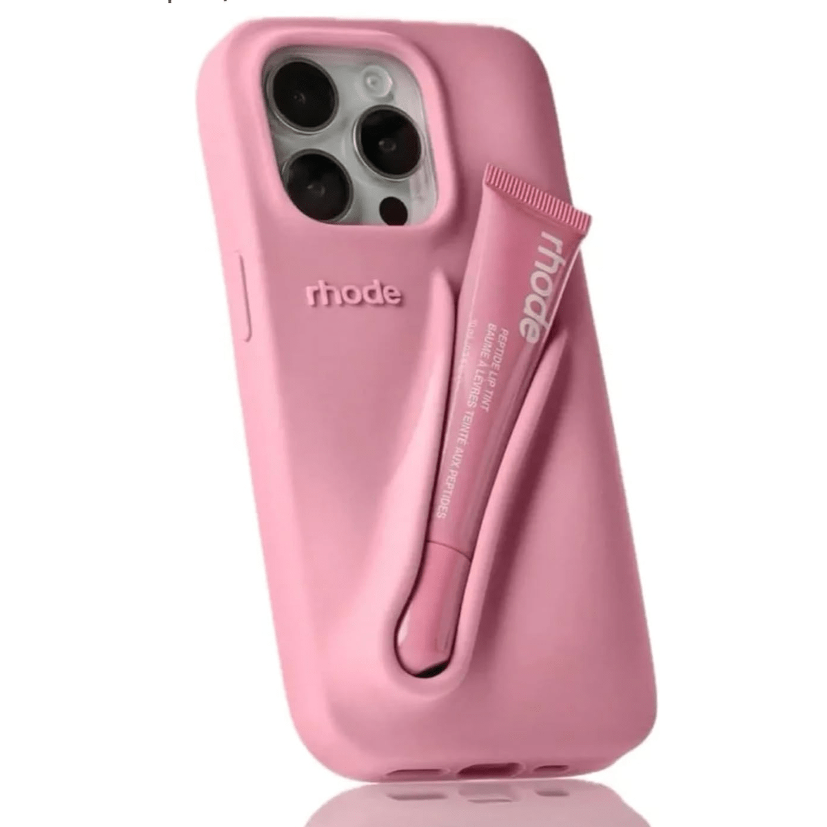 Rhode Rubber Case With Lip Stick - Elite Phones