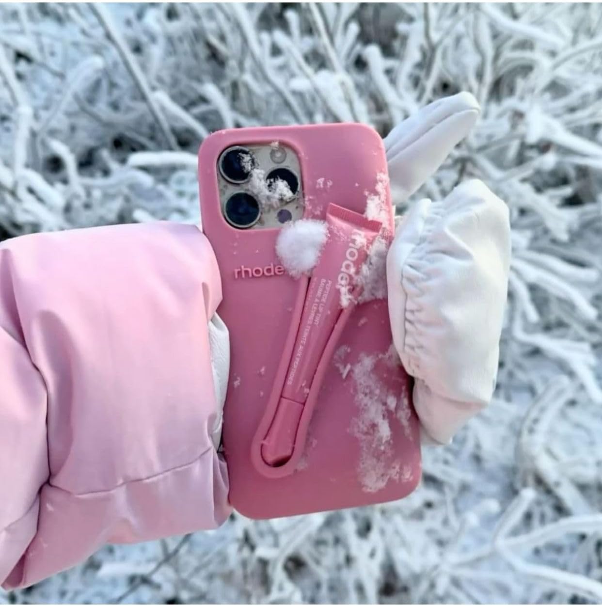 Rhode Rubber Case With Lip Stick - Elite Phones