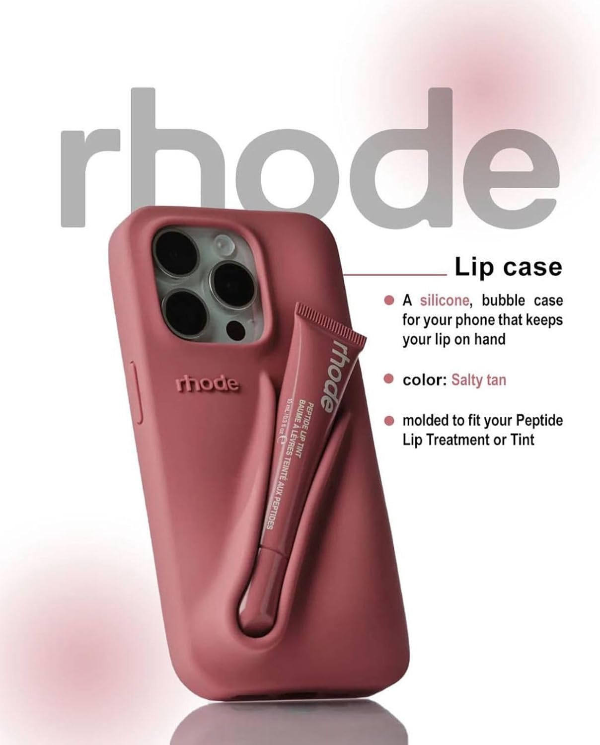 Rhode Rubber Case With Lip Stick - Elite Phones