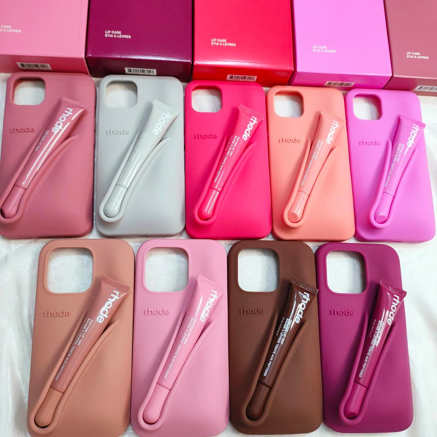 Rhode Rubber Case With Lip Stick - Elite Phones