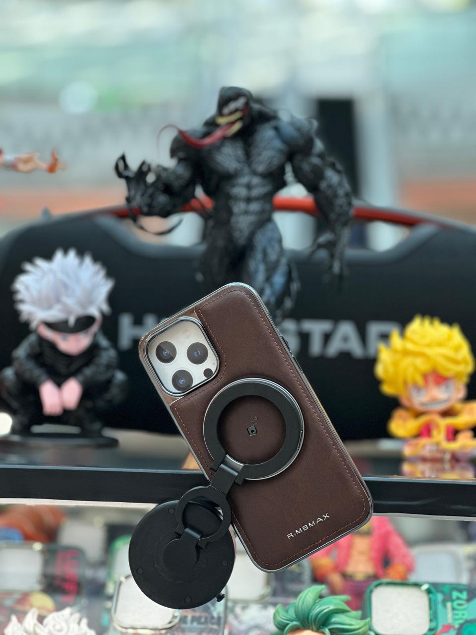 RimbMax Leather With 360° Aluminum Stand - Elite Phones