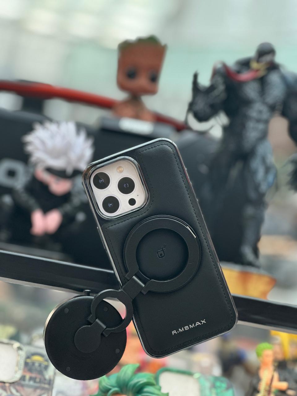 RimbMax Leather With 360° Aluminum Stand - Elite Phones