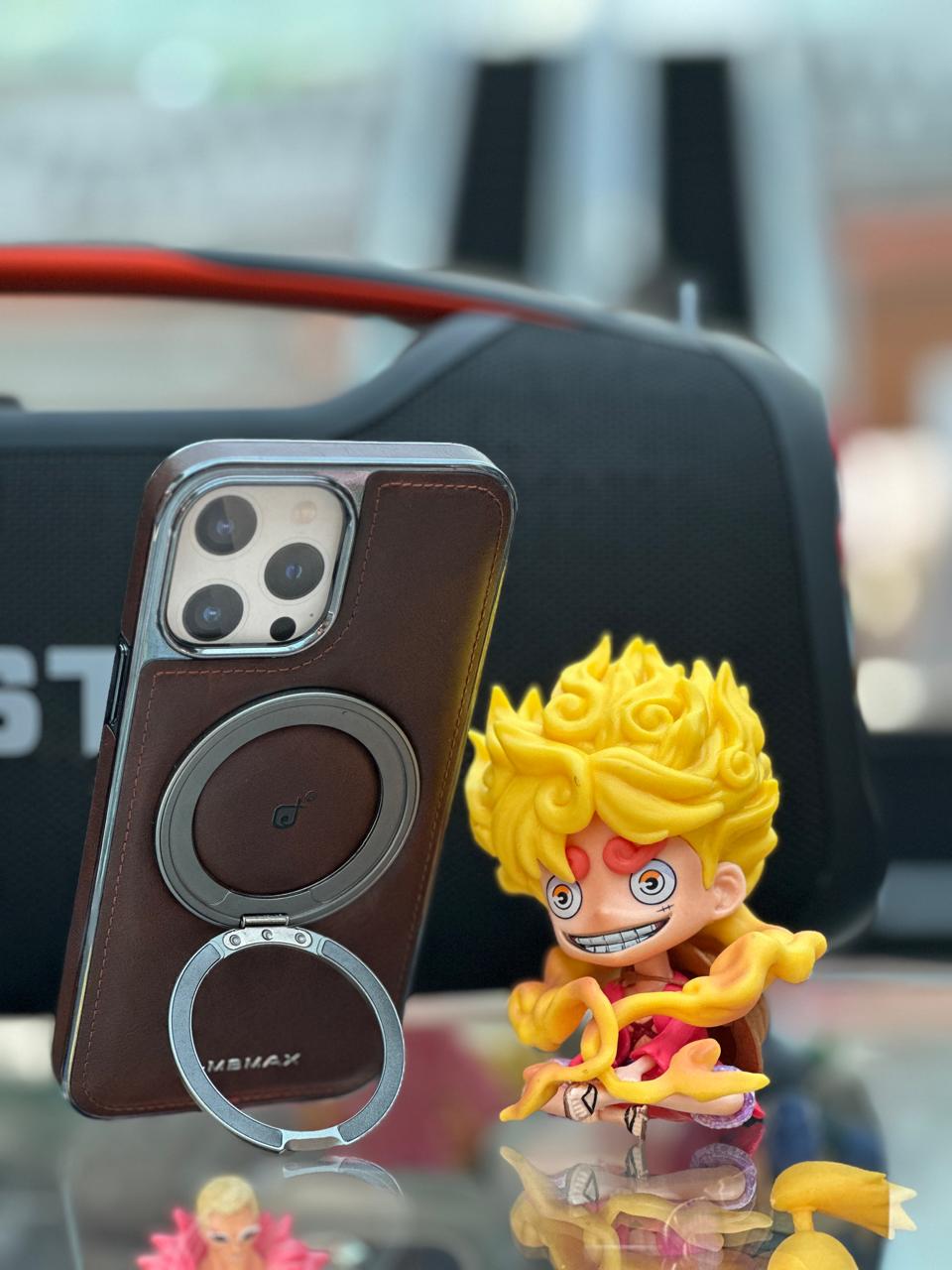 RimbMax Leather With 360° Aluminum Stand - Elite Phones