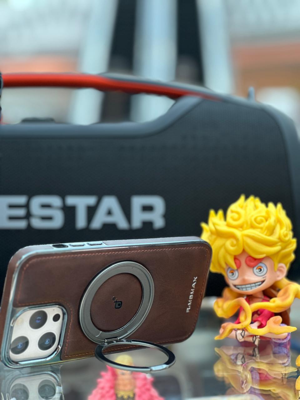 RimbMax Leather With 360° Aluminum Stand - Elite Phones