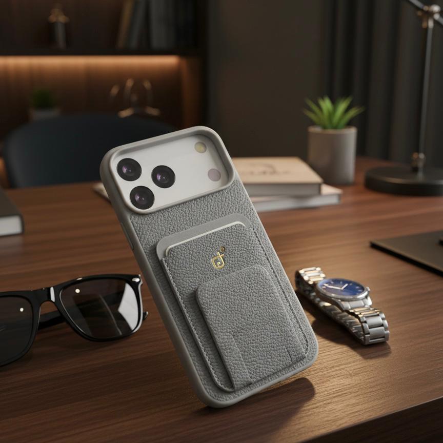 Rimbmix Leather Case With Wallet And Stand - Elite Phones