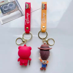 Rubber Keychain Toy Story - Bear - Red - Elite Phones