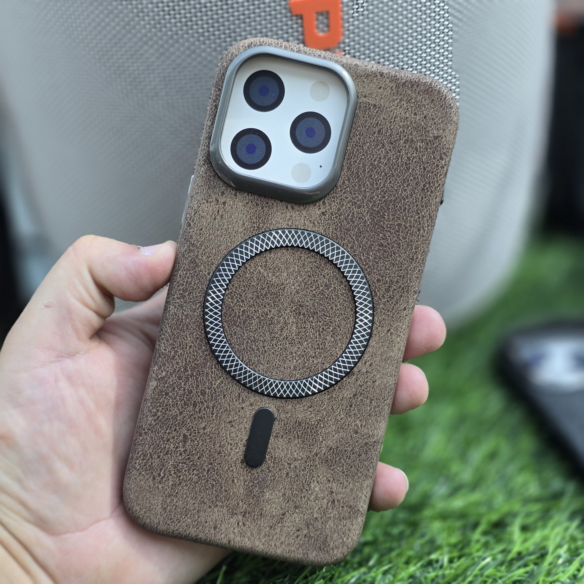 Slim Fit Rubber Metal Magsafe Case With Camera Shield - Elite Phones