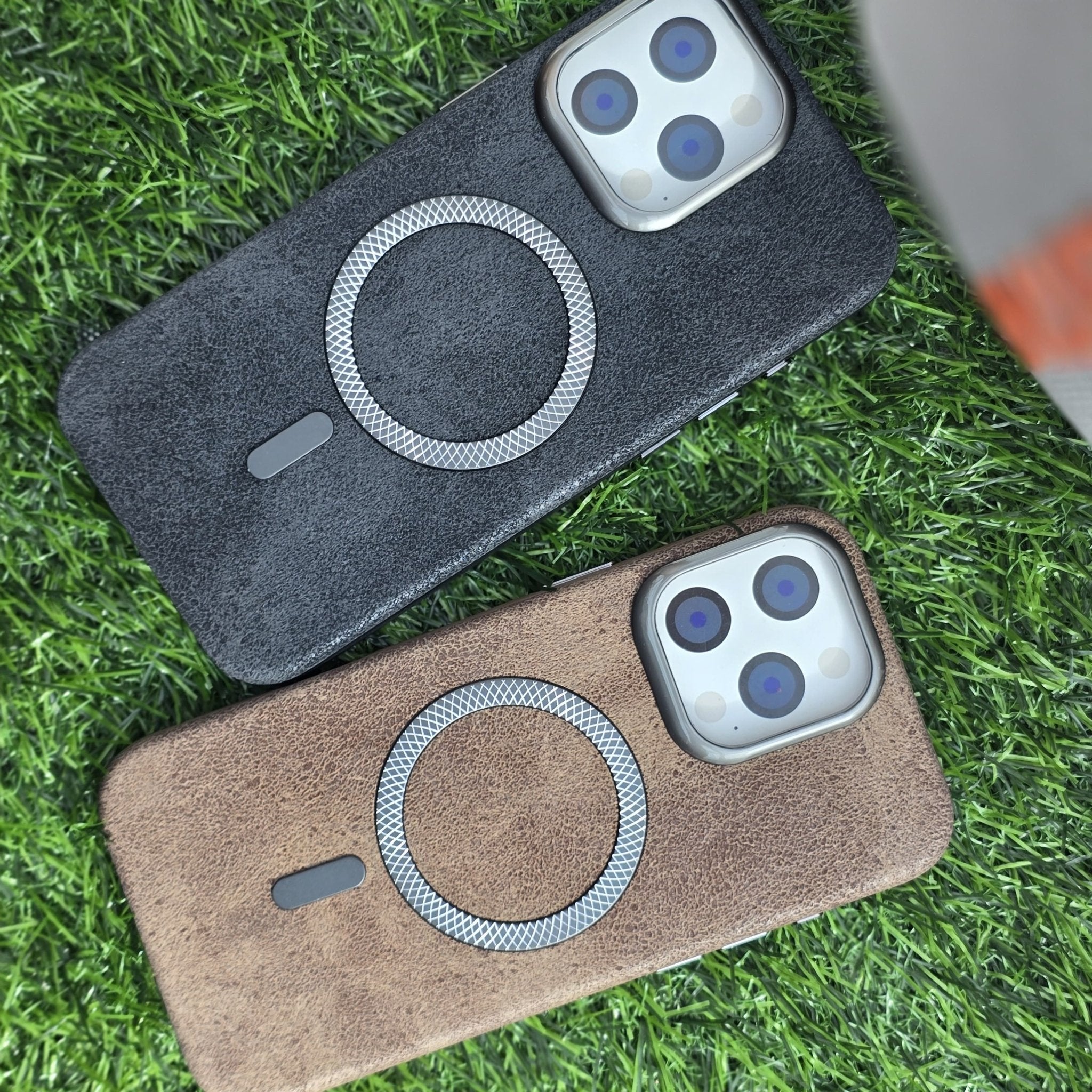 Slim Fit Rubber Metal Magsafe Case With Camera Shield - Elite Phones