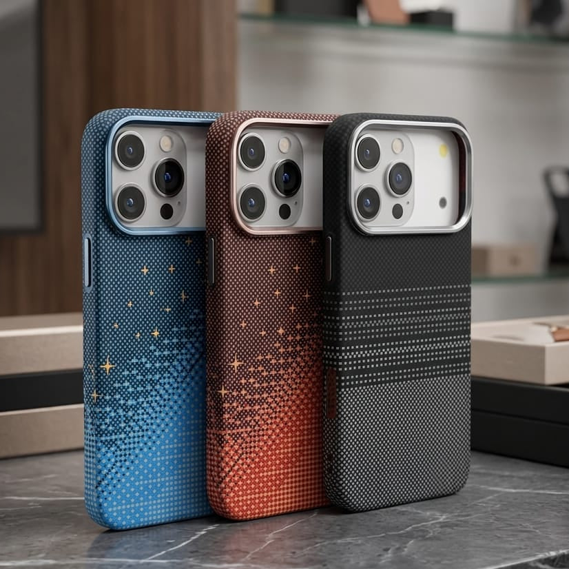 Starfield Series | Carbon Fiber Premium Textured Gradient Case for Apple - Elite Phones